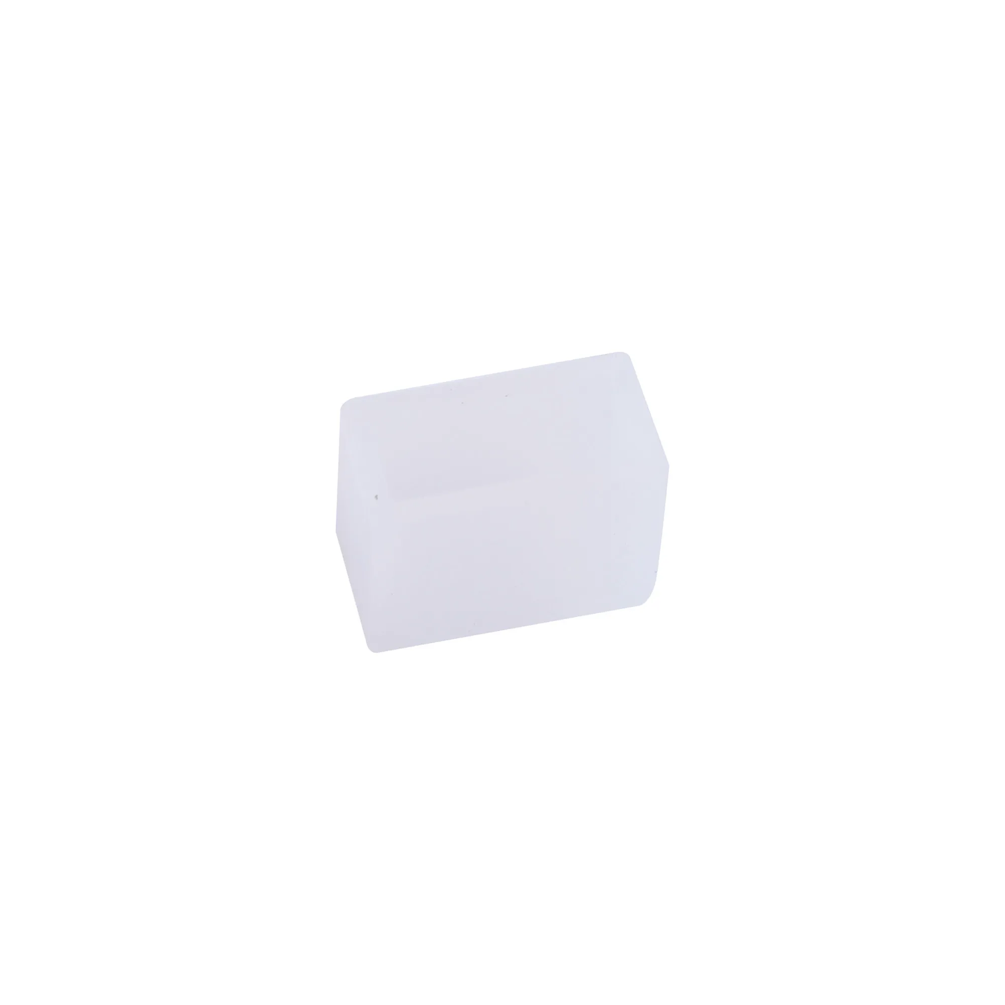 M7405  Tiras Silicone End Cap White Without Holes
